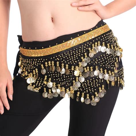 scarf belly dance|belly dancing scarf with coins.